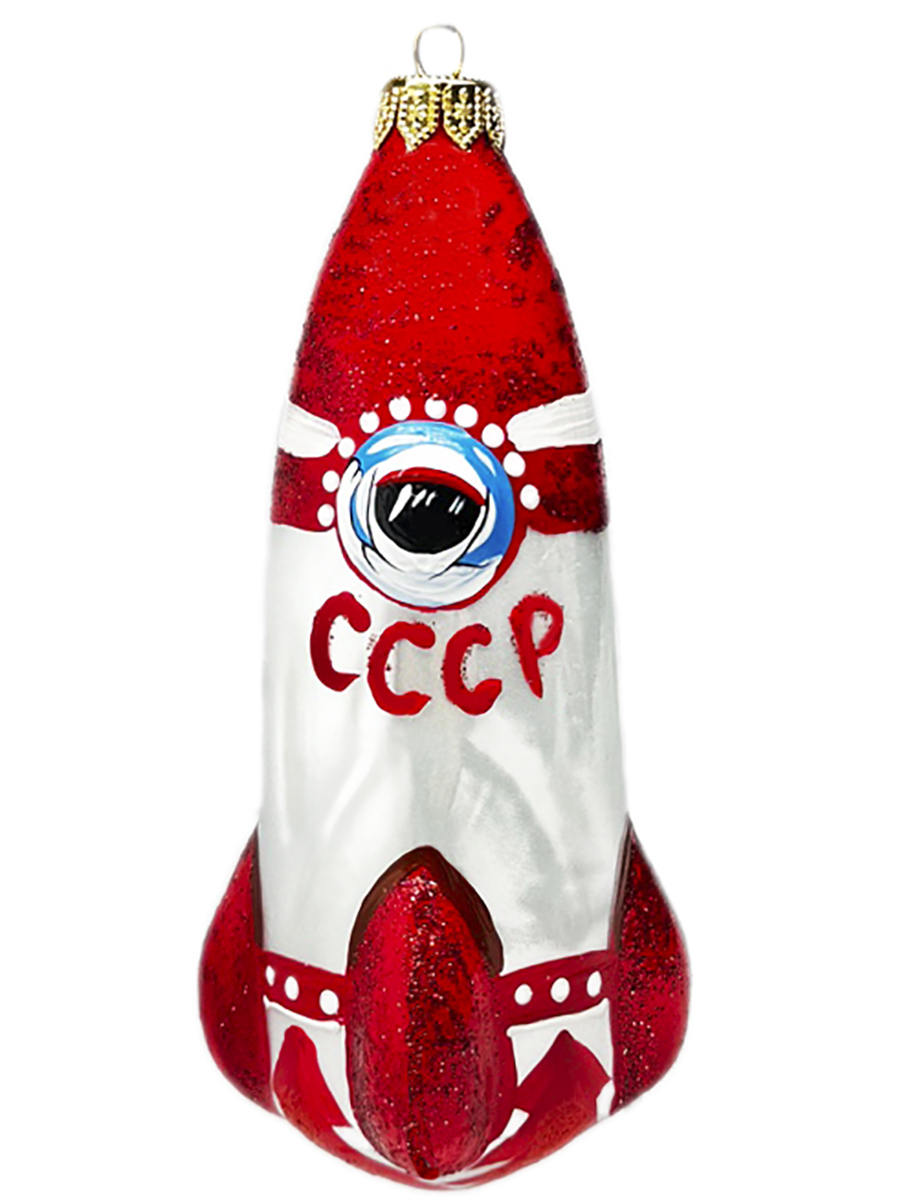 Елочное украшение Ракета Восток 161510803